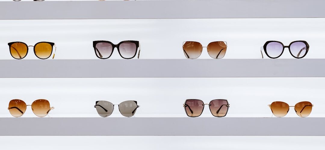 Photo sunglasses shapes