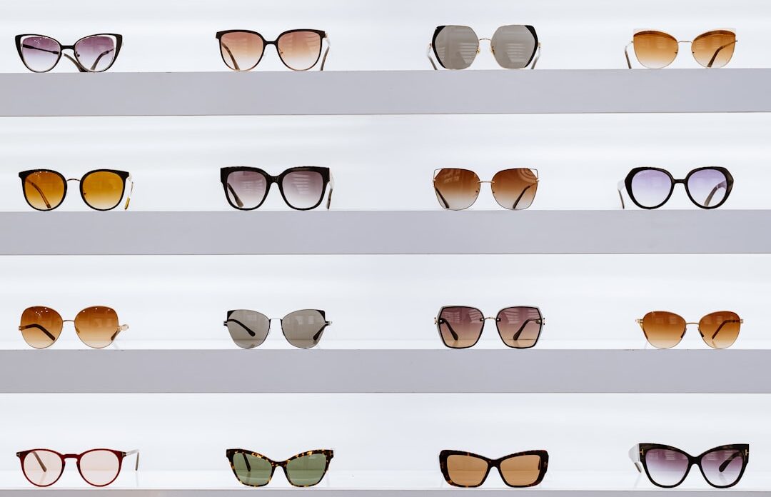 Photo sunglasses shapes