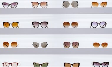 Photo sunglasses shapes